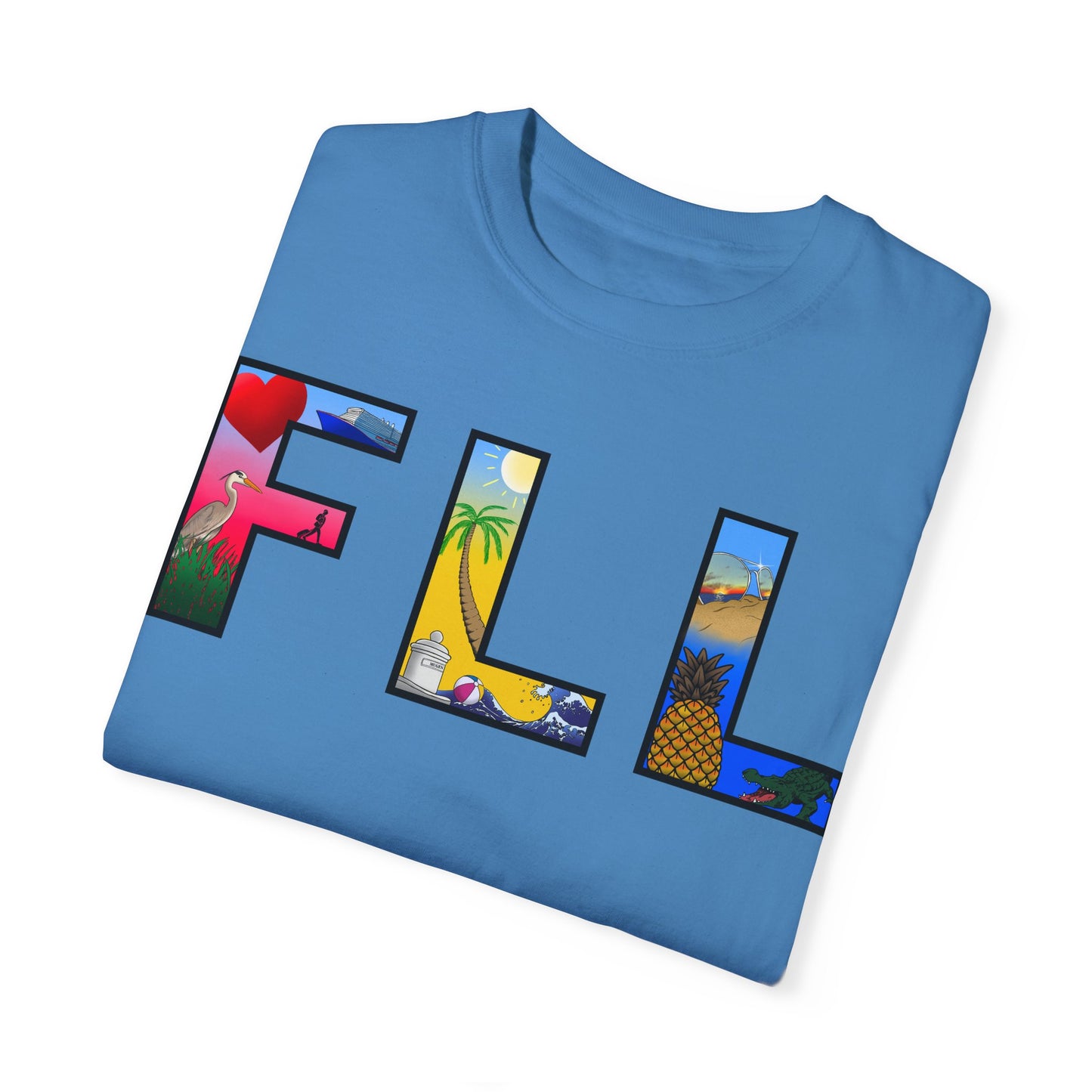 FLL Graphic Unisex T-Shirt - Vibrant Casual Wear for Travel Lovers