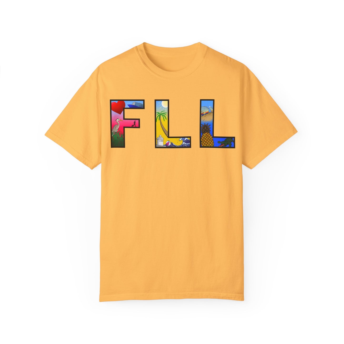 FLL Graphic Unisex T-Shirt - Vibrant Casual Wear for Travel Lovers