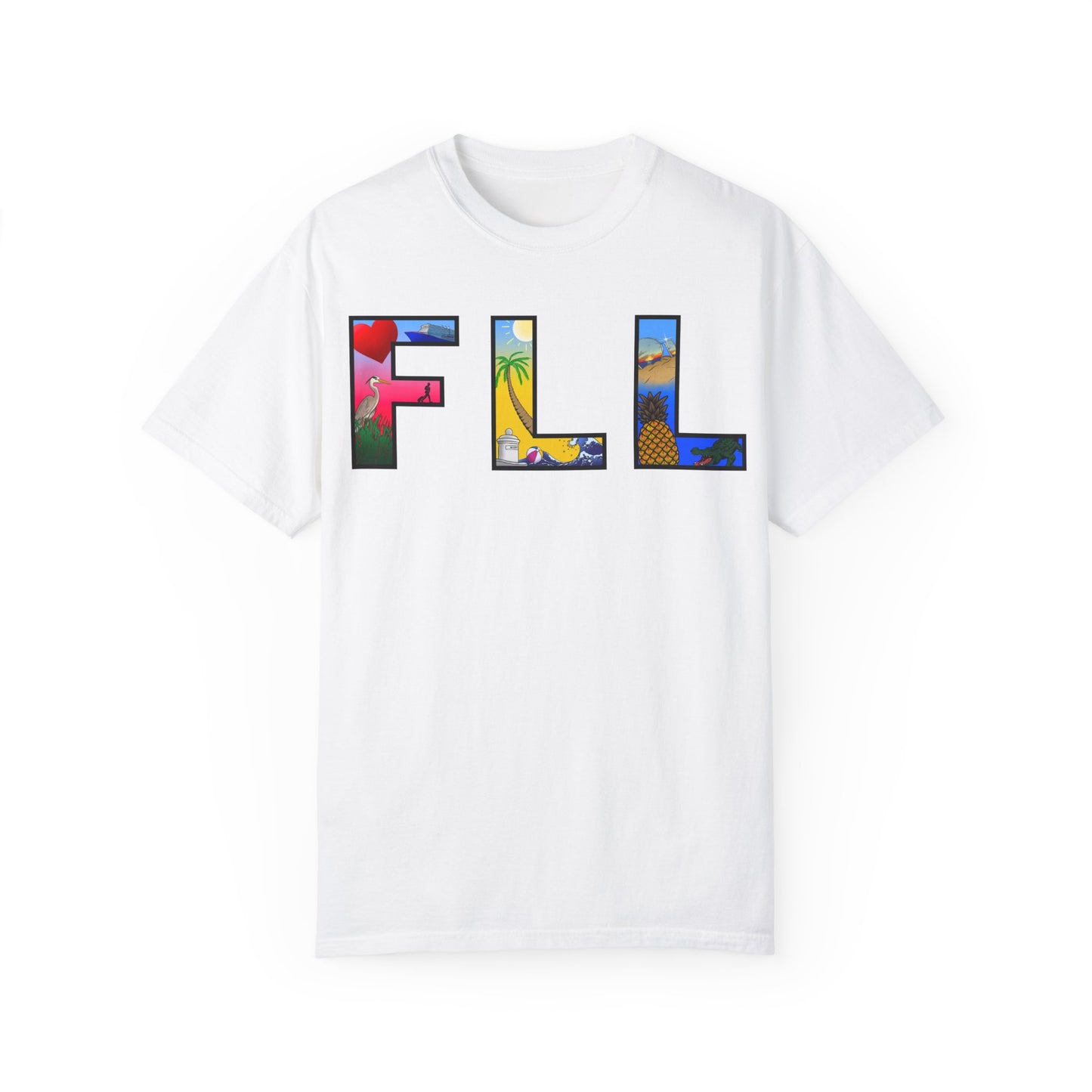 FLL Graphic Unisex T-Shirt - Vibrant Casual Wear for Travel Lovers
