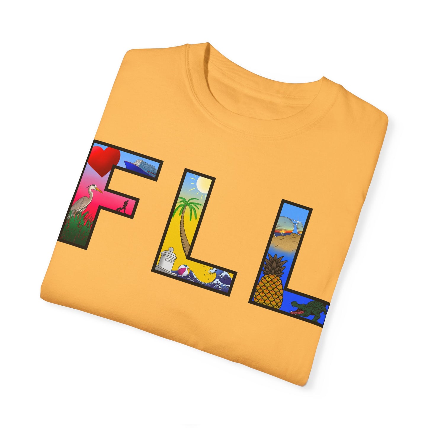 FLL Graphic Unisex T-Shirt - Vibrant Casual Wear for Travel Lovers