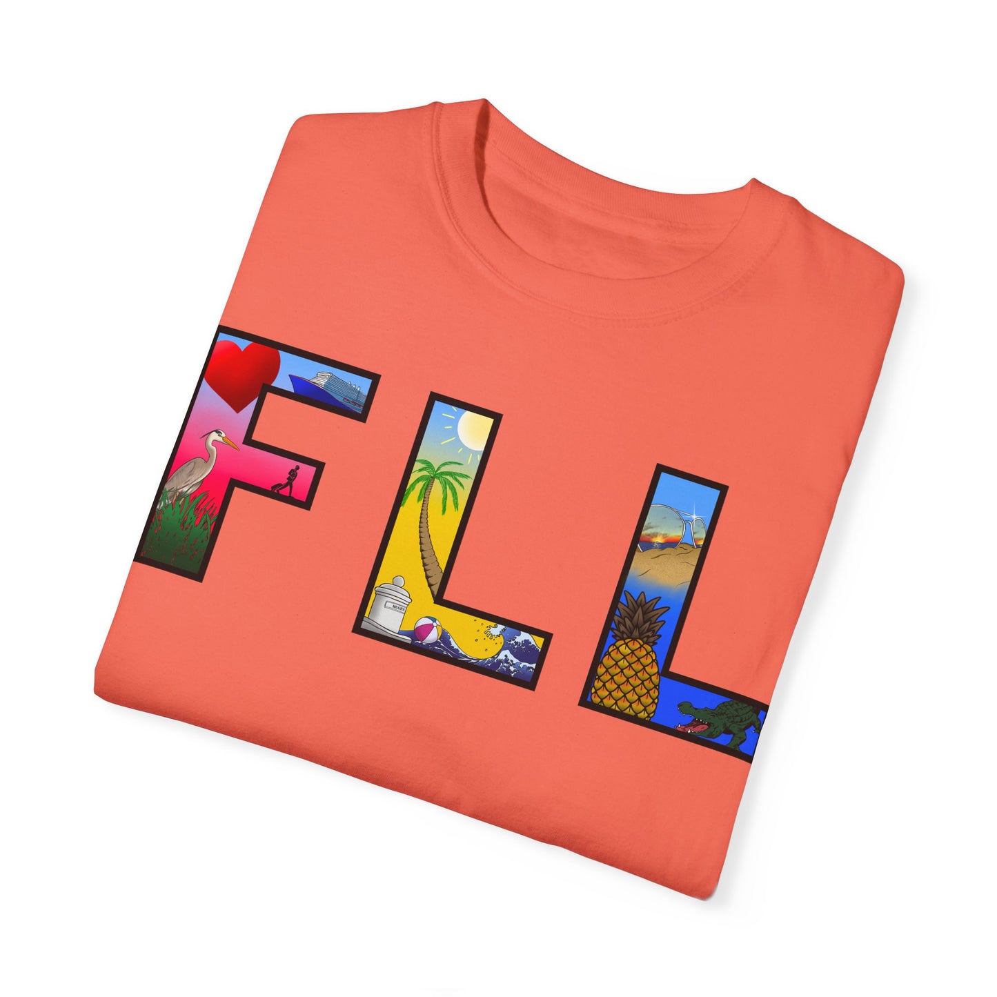 FLL Graphic Unisex T-Shirt - Vibrant Casual Wear for Travel Lovers