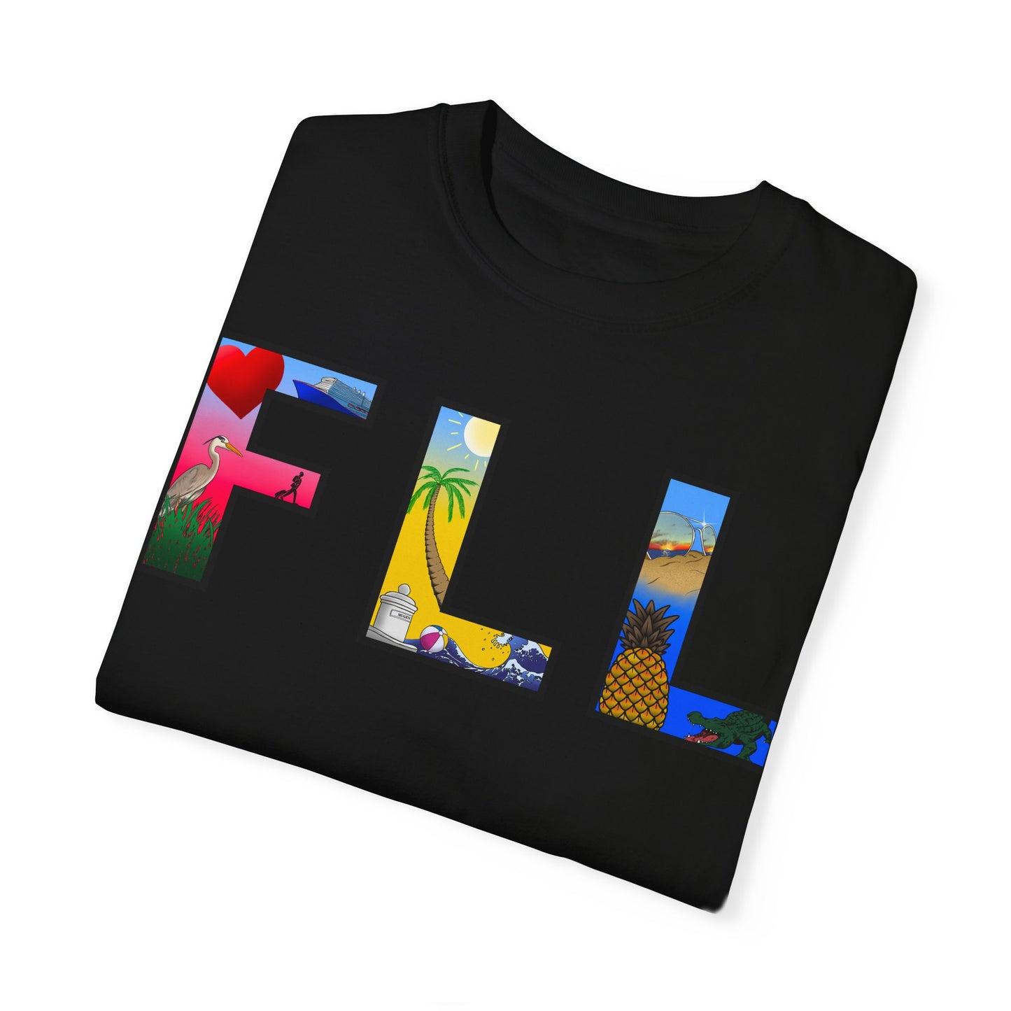 FLL Graphic Unisex T-Shirt - Vibrant Casual Wear for Travel Lovers