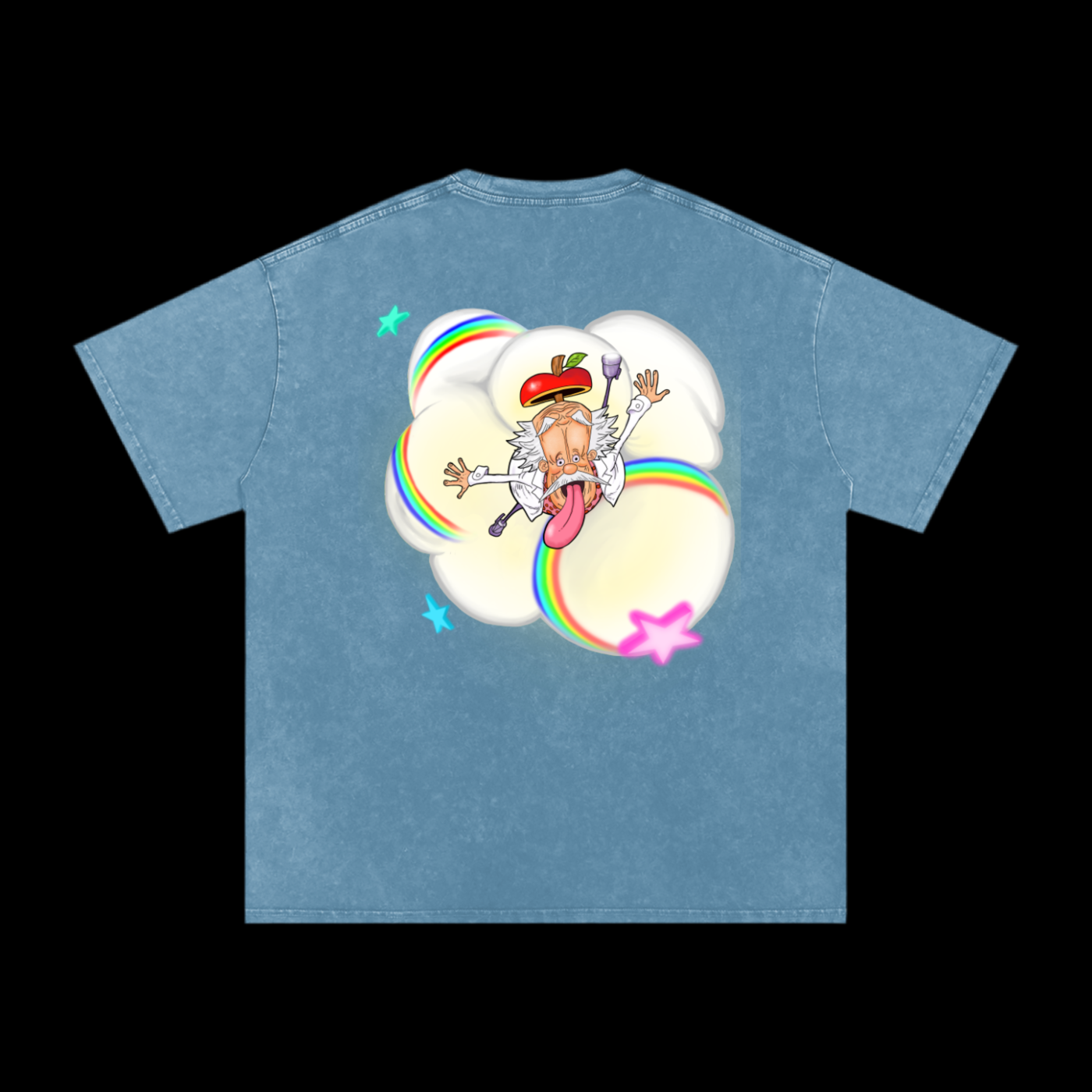 ONE PIECE EGGHEAD DOUBLED SIDED TEE