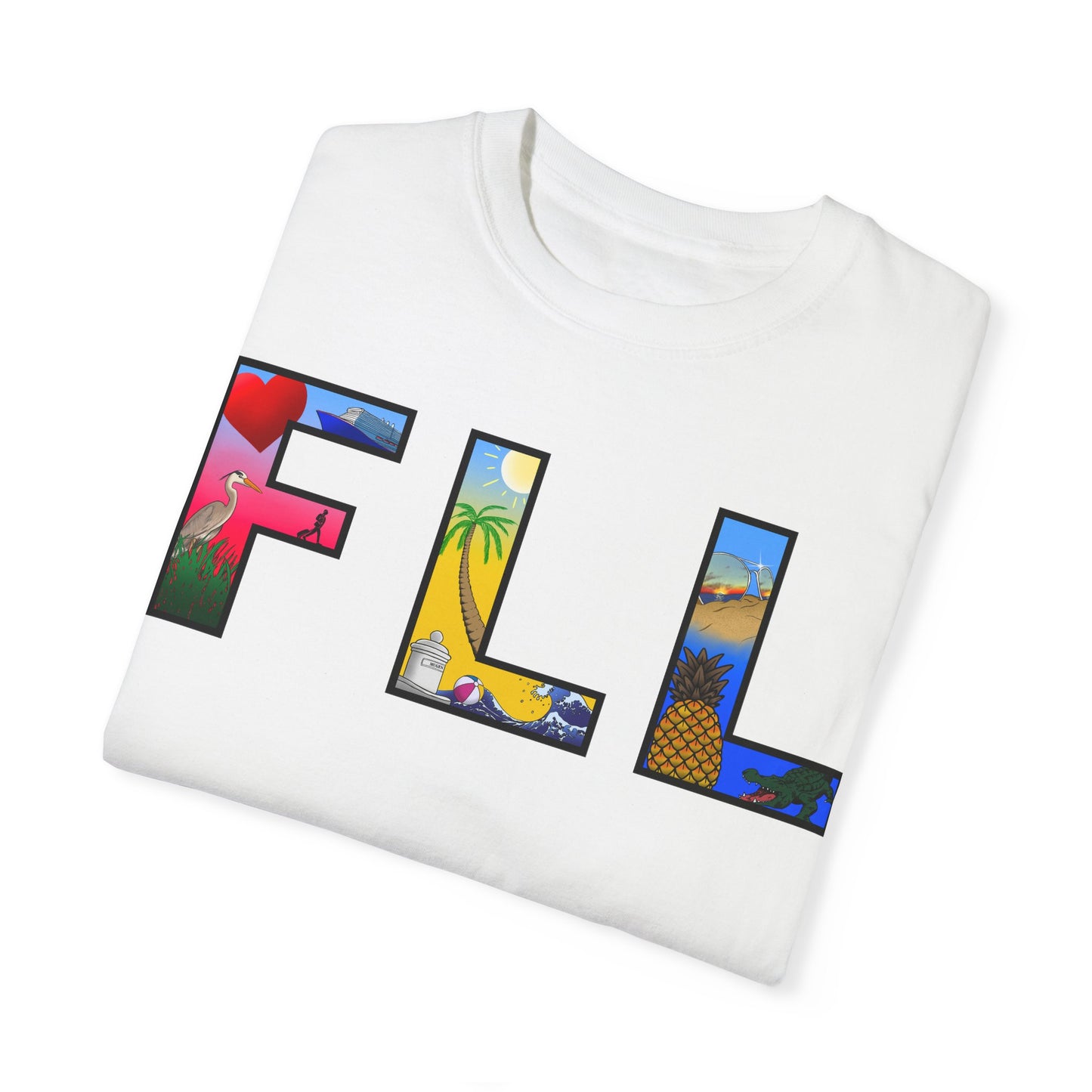 FLL Graphic Unisex T-Shirt - Vibrant Casual Wear for Travel Lovers