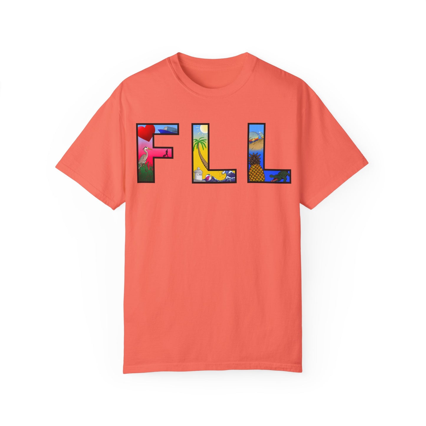 FLL Graphic Unisex T-Shirt - Vibrant Casual Wear for Travel Lovers