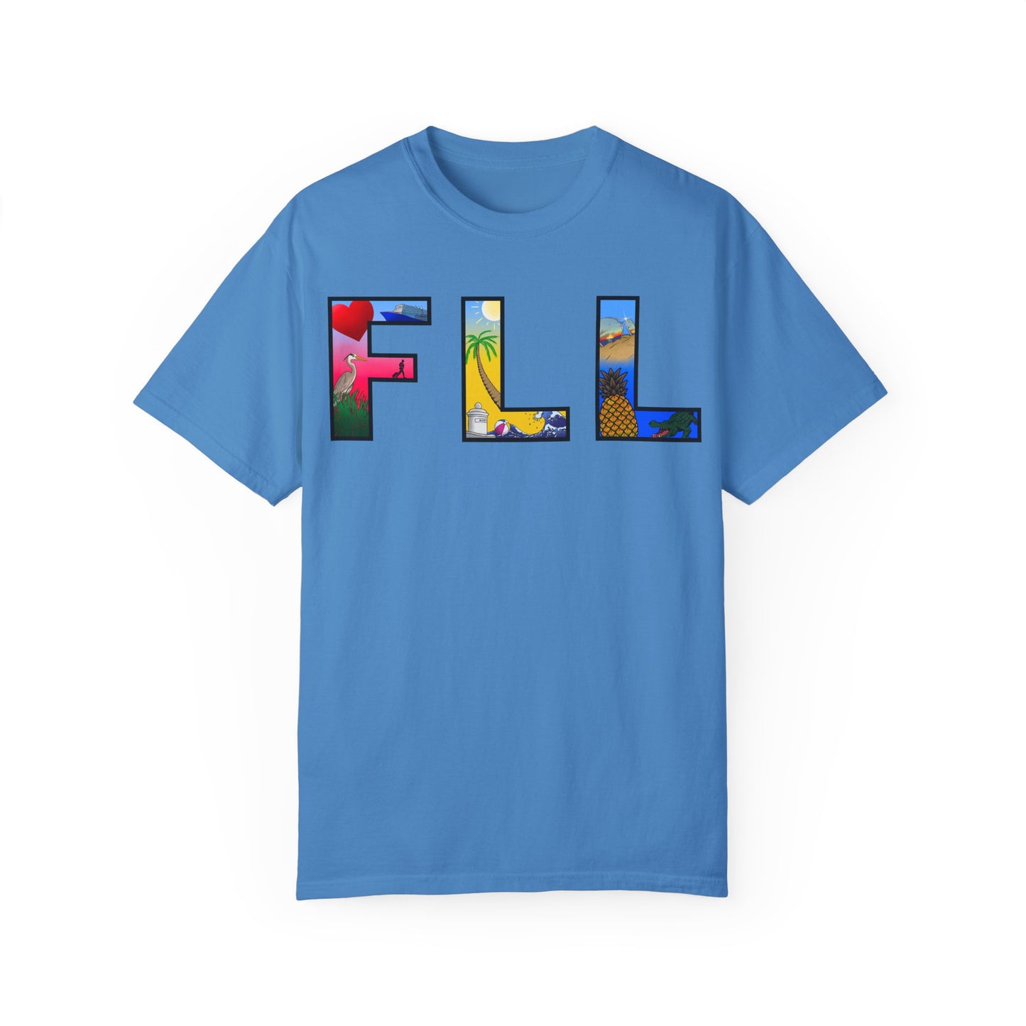 FLL Graphic Unisex T-Shirt - Vibrant Casual Wear for Travel Lovers