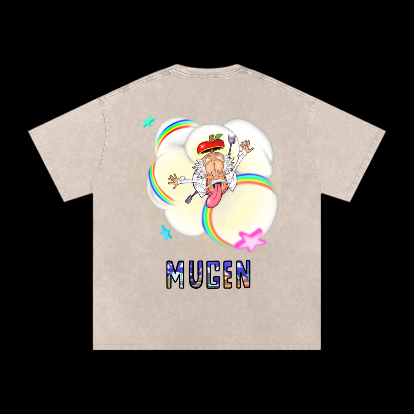 ONE PIECE EGGHEAD DOUBLED SIDED TEE