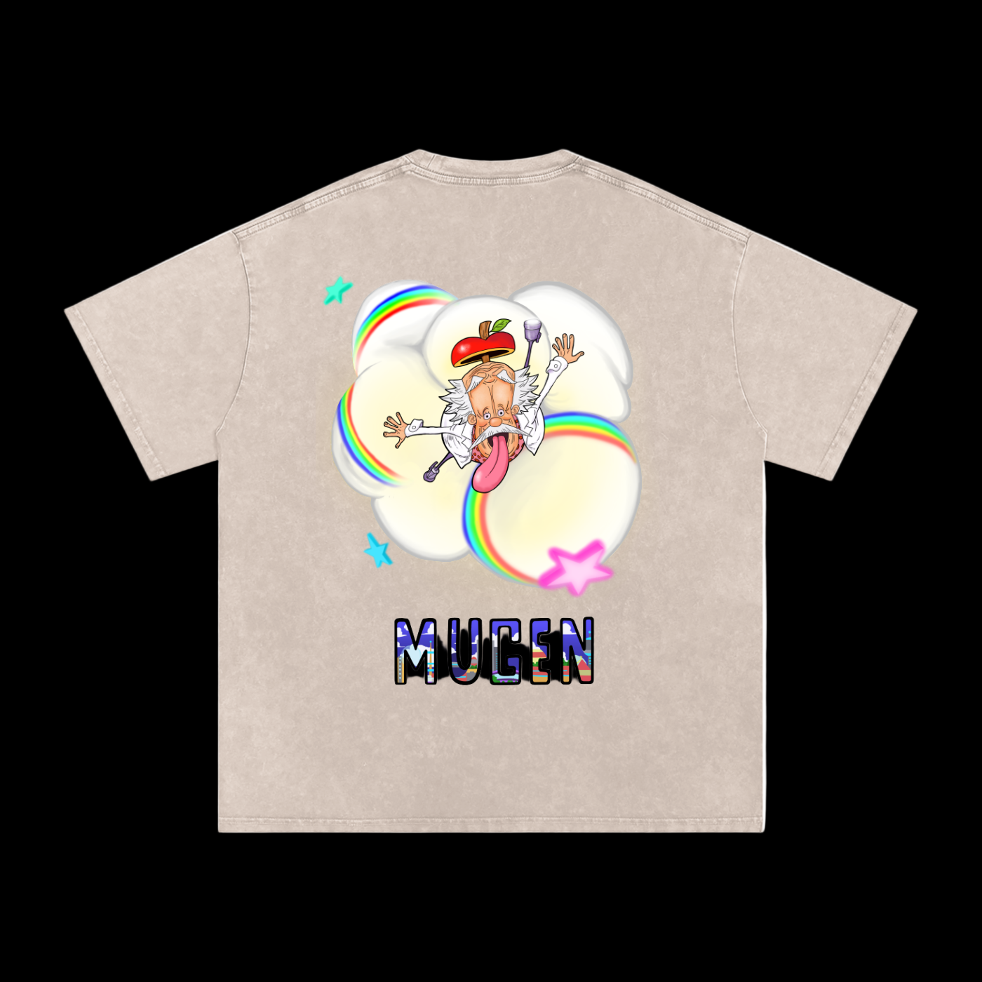 ONE PIECE EGGHEAD DOUBLED SIDED TEE