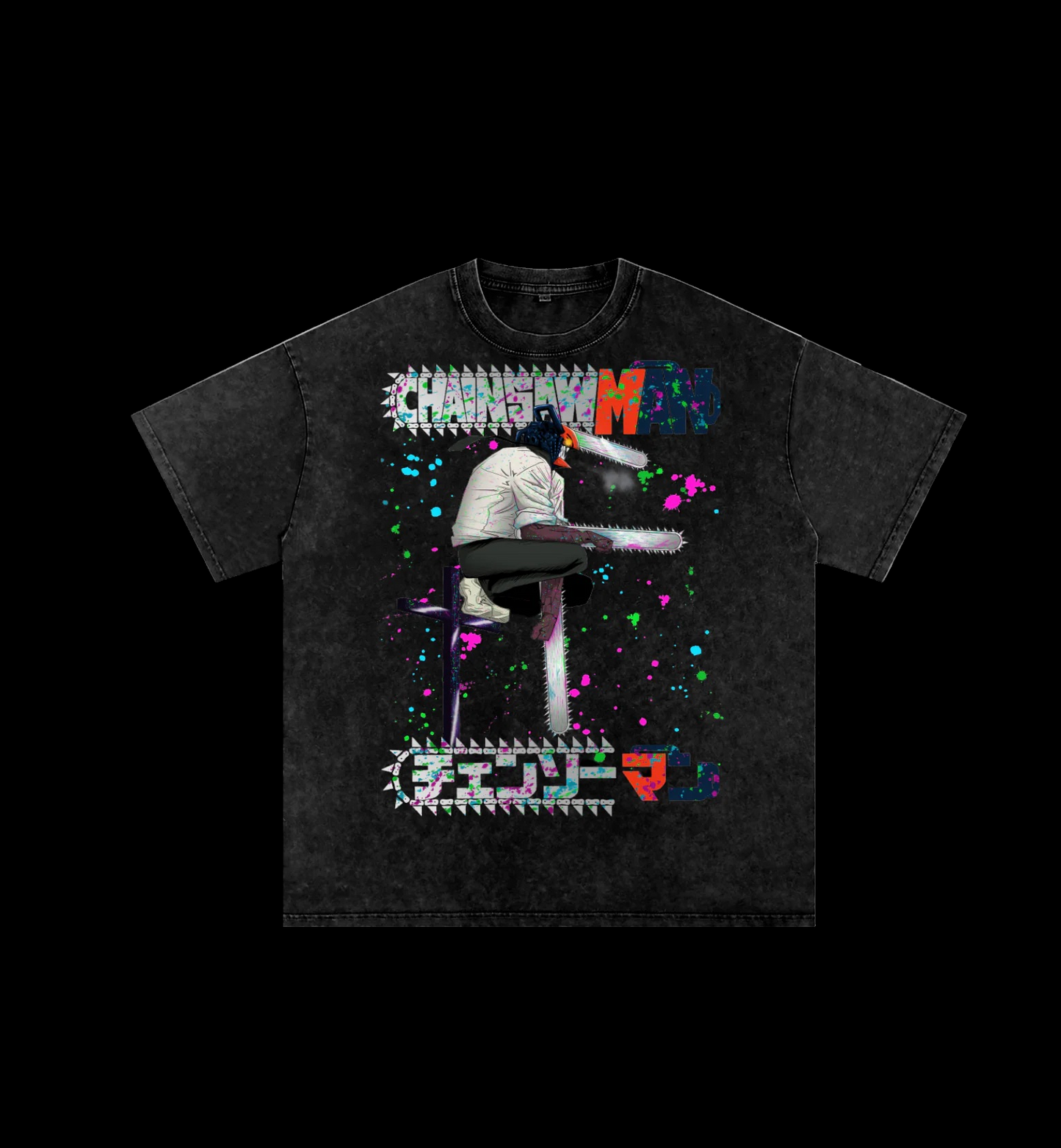 CHAINSAW MAN DOUBLE SIDED  T-Shirt