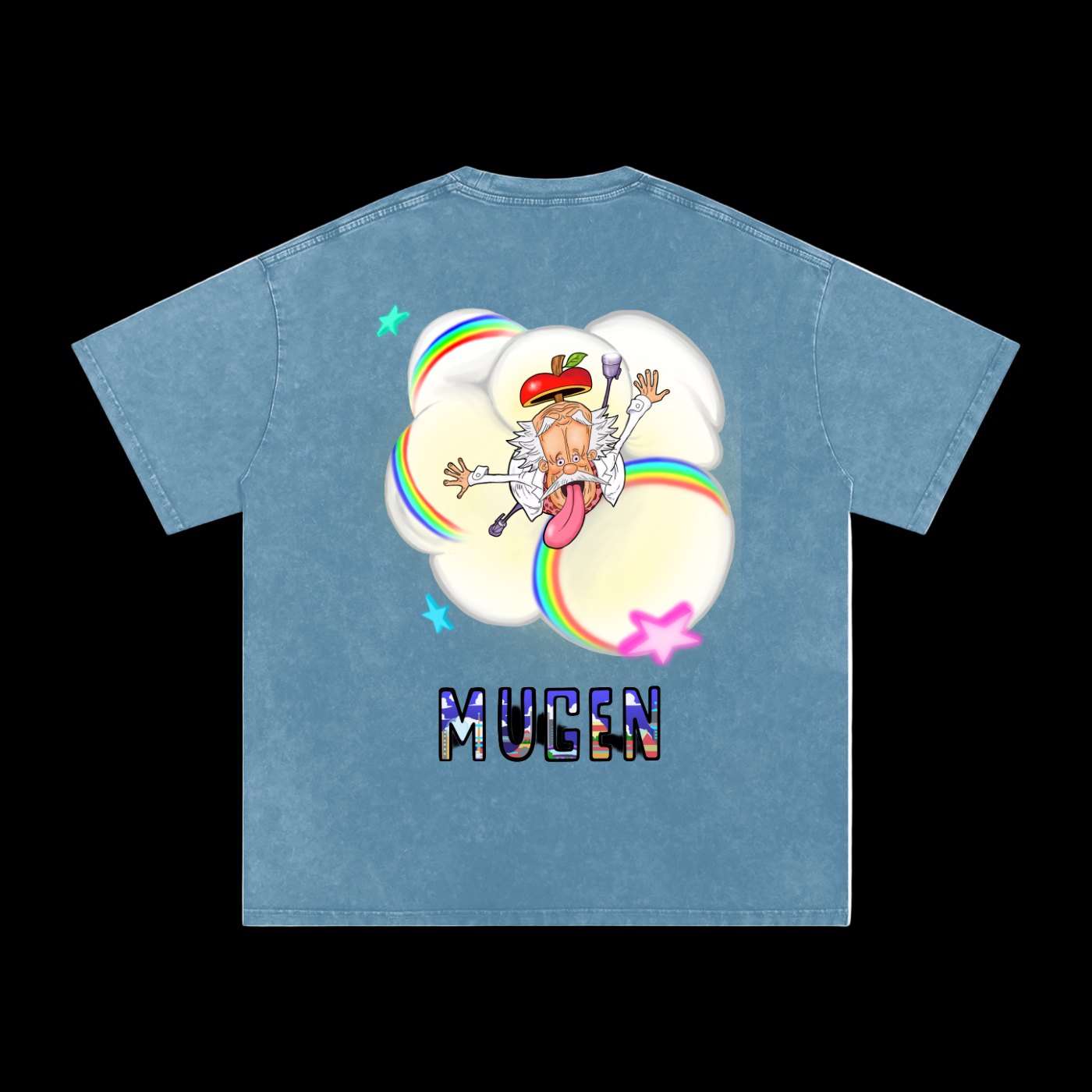 ONE PIECE EGGHEAD DOUBLED SIDED TEE